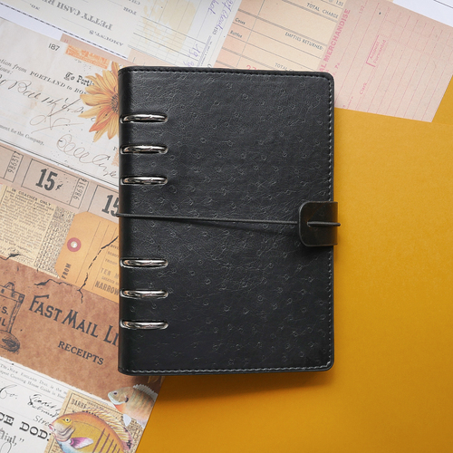 Elizabeth Craft Vintage Black Sidekick Journal