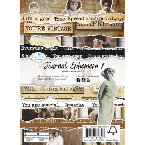 Elizabeth Craft Journal Ephemera 1