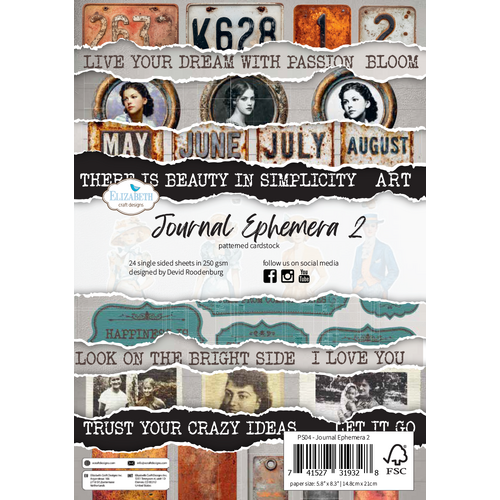 Elizabeth Craft Journal Ephemera 2