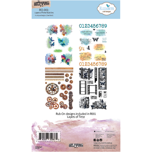 Elizabeth Craft Layers of Time Rub Ons