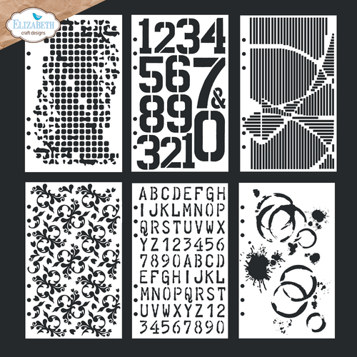 Elizabeth Craft Planner Stencils 4