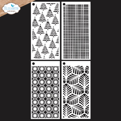 Elizabeth Craft Journal Stencils 9