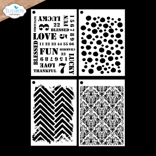 Elizabeth Craft Journal Stencils 11