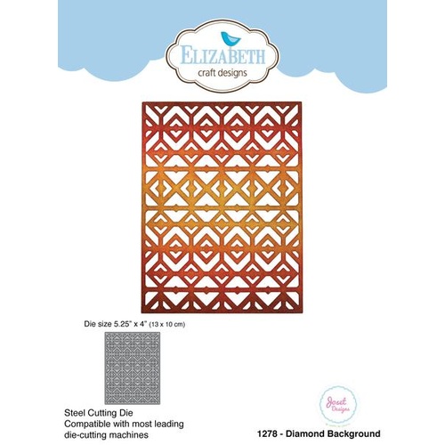Elizabeth Craft Designs Die Diamond Background by Joset Designs