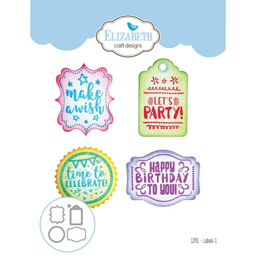 Elizabeth Craft Designs Die Labels #1 by Joset Designs