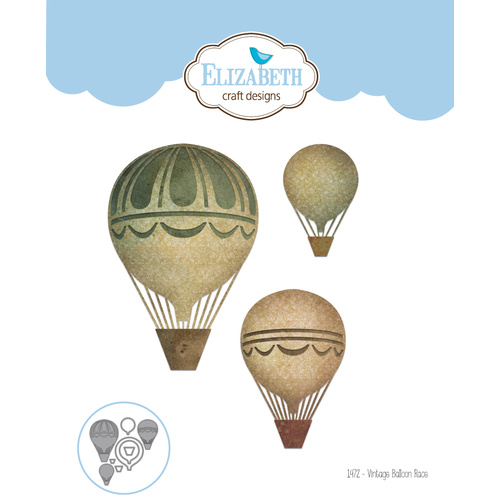 Elizabeth Craft Designs Die Vintage Balloon Race by Becky