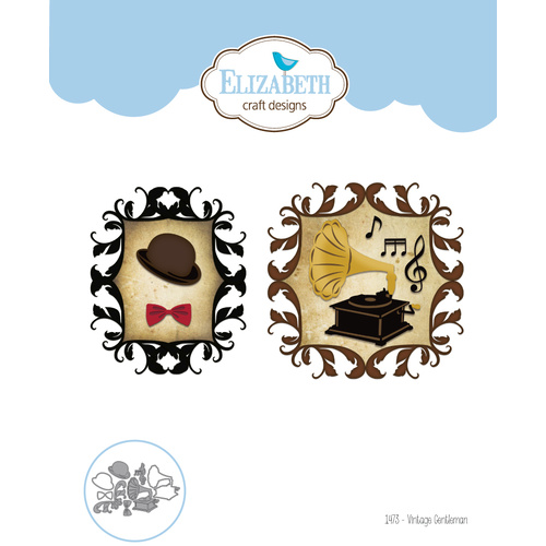 Elizabeth Craft Designs Die Vintage Gentlemen by Becky