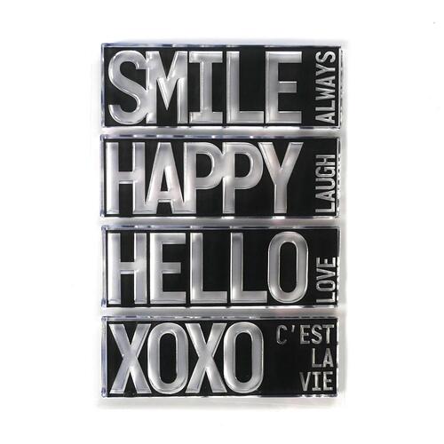 Elizabeth Craft Block Words Hello Stamp