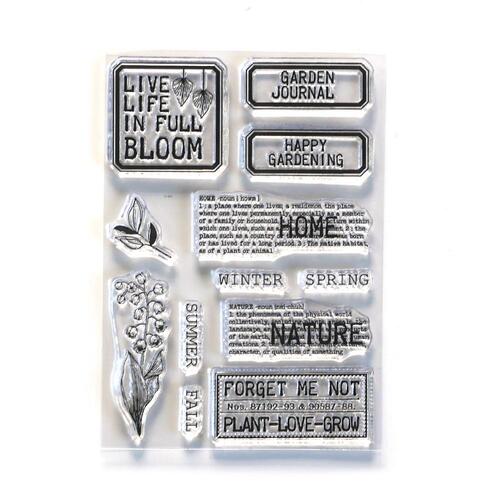 Elizabeth Craft Designs Home & Nature Stamp