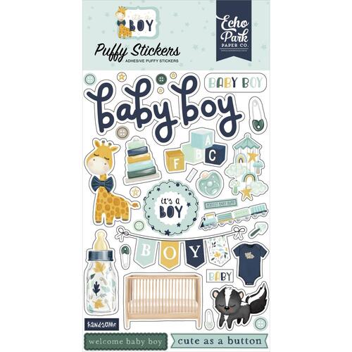 Echo Park It's a Boy Puffy Stickers