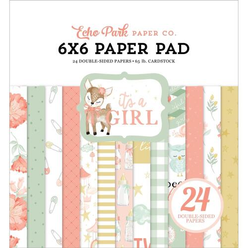 Echo Park It's a Girl 6" Paper Pad