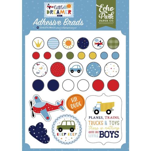 Echo Park Little Dreamer Boy Decorative Brads