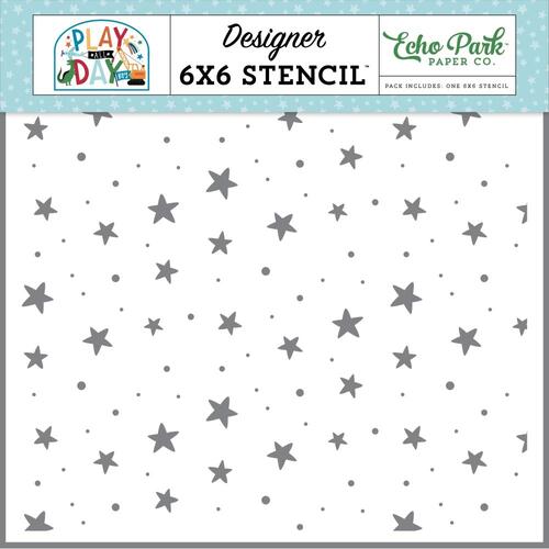 Echo Park Play All Day Boy Star Bright Stencil