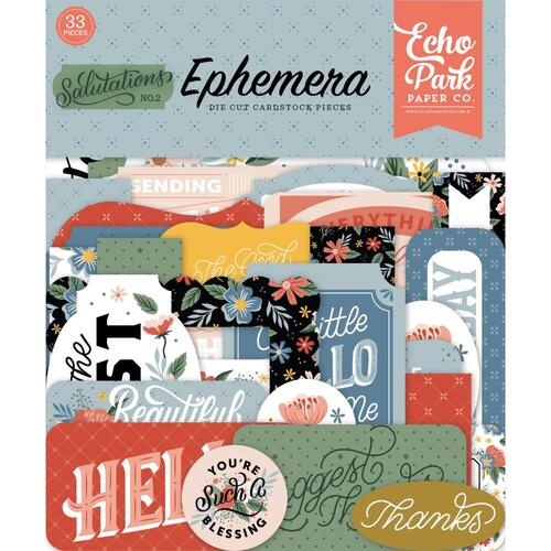 Echo Park Salutations No.2 Ephemera Icons