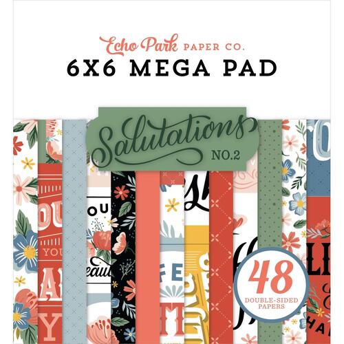 Echo Park Salutations No.2 6" Mega Paper Pad
