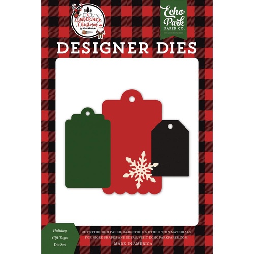 Echo Park A Lumberjack Christmas Designer Die Gift Tag