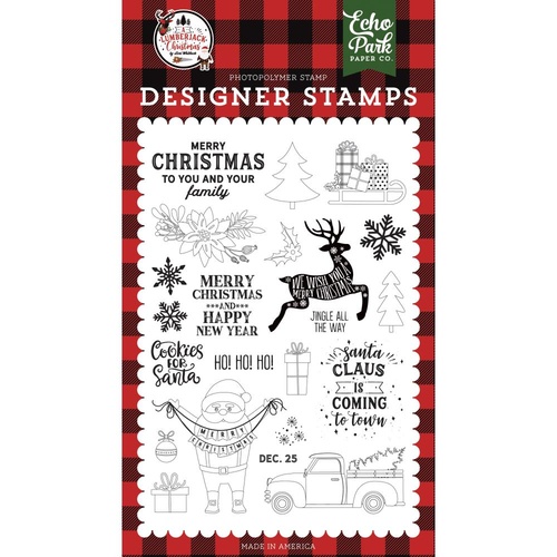 Echo Park A Lumberjack Christmas Stamp Cookies for Santa