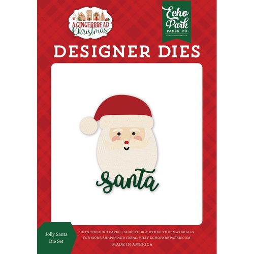 Echo Park A Gingerbread Christmas Designer Die Jolly Santa