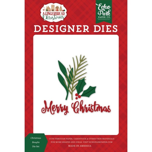 Echo Park A Gingerbread Christmas Designer Die Christmas Boughs