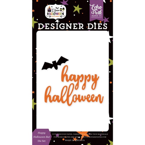 Echo Park I Love Halloween Designer Die Happy Halloween