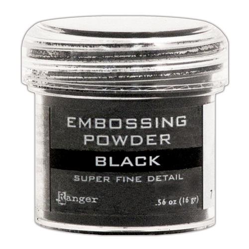 Ranger Embossing Powder - Black Super Fine 