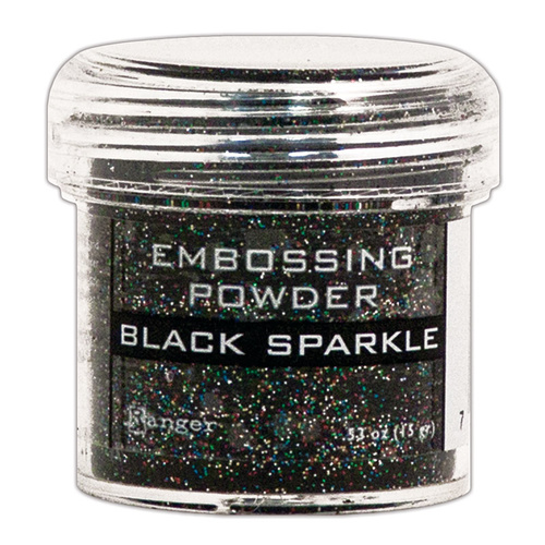 Ranger Black Sparkle Embossing Powder