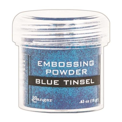 Ranger Embossing Powder - Blue Tinsel 