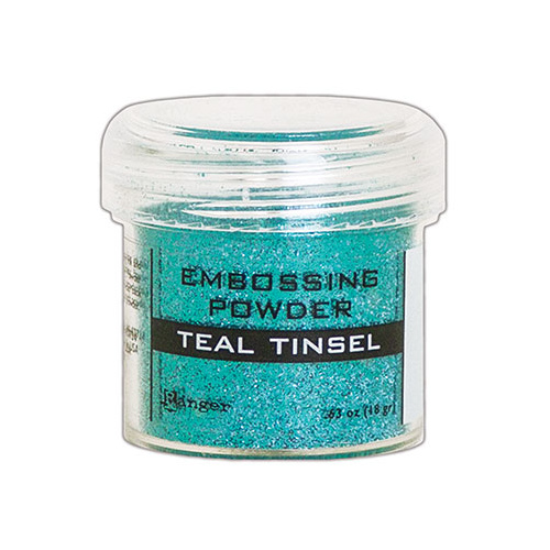 Ranger Embossing Powder - Teal Tinsel 