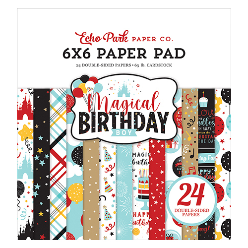 Echo Park Magical Birthday Boy 6" Paper Pad