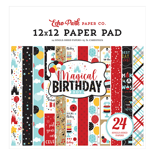 Echo Park Magical Birthday Boy 12" Paper Pad