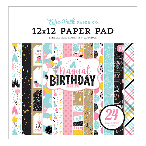Echo Park Magical Birthday Girl 12" Paper Pad