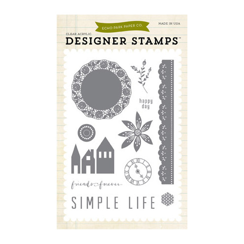 Echo Park Simple Life Stamp 