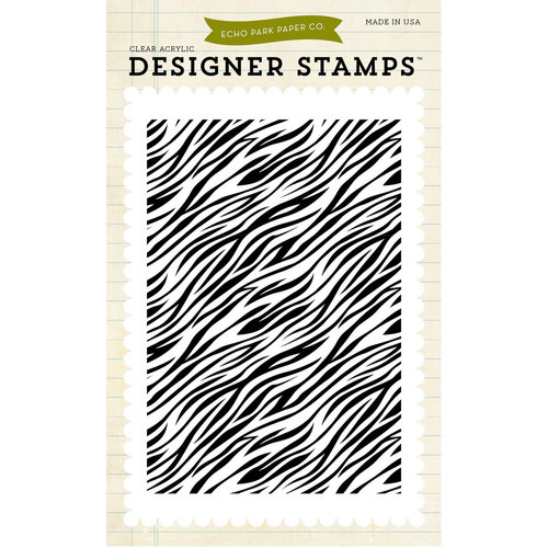 Echo Park Zebra Print Stamp 