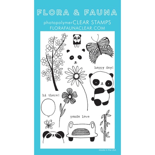 Flora & Fauna Clear Stamp Panda 