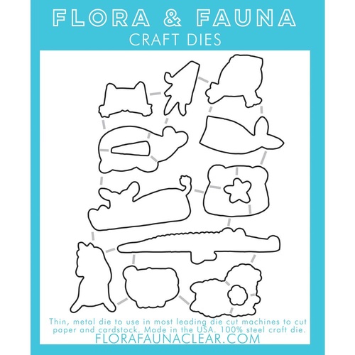 Flora & Fauna Die Mermaid Animals 