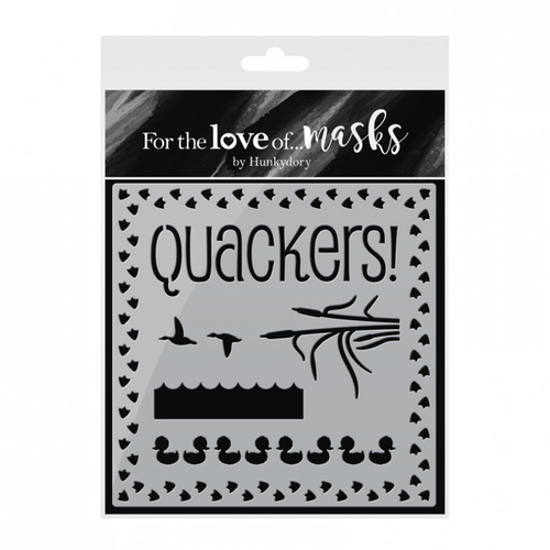 Hunkydory For The Love of Masks Totally Quackers Stencil 