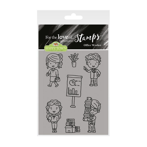 Hunkydory For the Love of Stamps Happy Town Office Worker