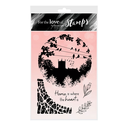 Hunkydory For the Love of Stamps Sunset Silhouettes Bird Song