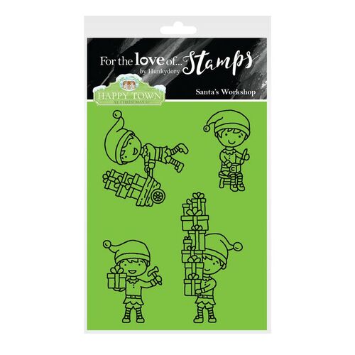Hunkydory For the Love of Stamps Happy Town at Christmas Santa's Workshop