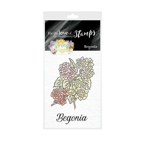 Hunkyory Begonia For the Love of Stamps Mini
