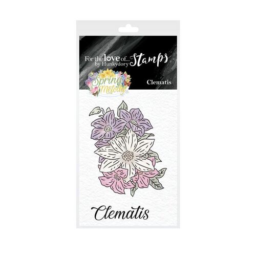 Hunkydory Clematis For the Love Stamps Mini