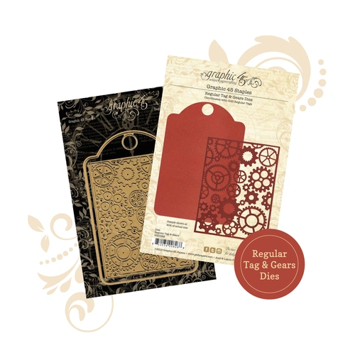 Graphic 45 Regular Tag & Gear Die Set