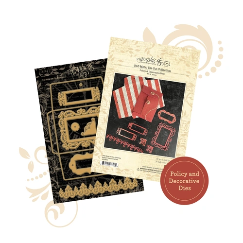 Graphic 45 Policy & Decorative Die Set