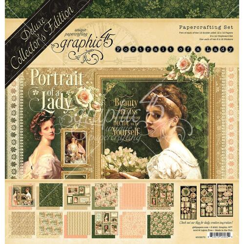 Graphic 45 Portrait of a Lady Deluxe Collector's Edition Pack