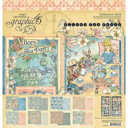 Graphic 45 Alice's Tea Party 12" Collection Pack