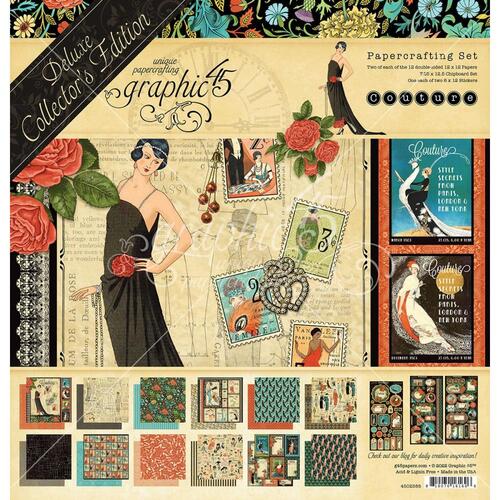 Graphic 45 Couture 12" Deluxe Collector's Edition Pack