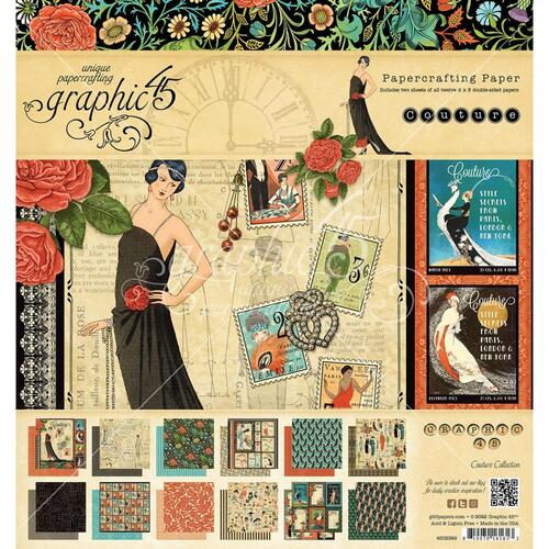 Graphic 45 Couture 8" Paper Pad