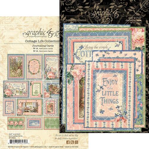 Graphic 45 Cottage Life Journalling Card