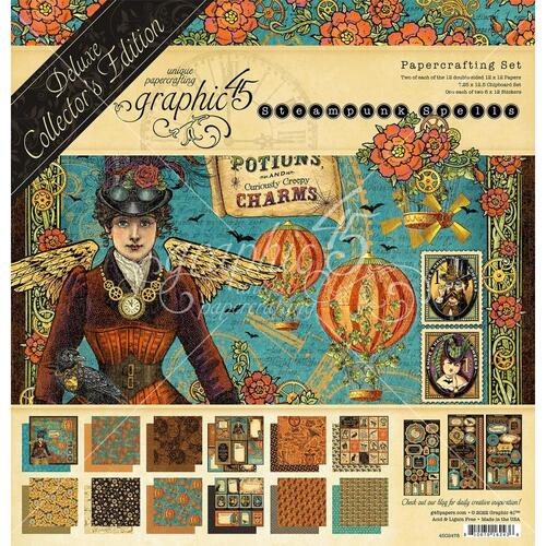 Graphic 45 Steampunk Spells Deluxe Collectors Edition Pack