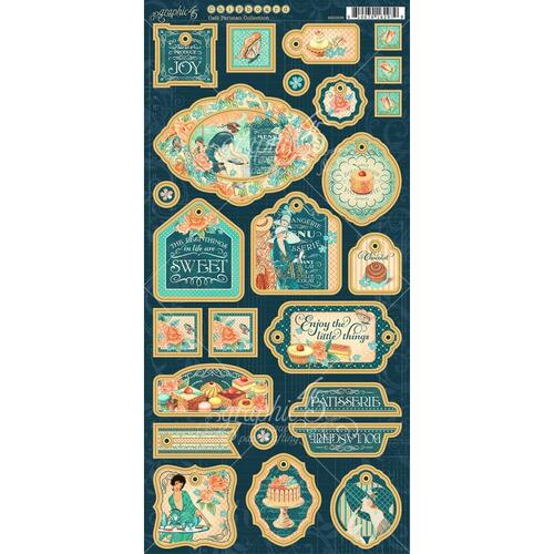Graphic 45 Cafe Parisian Collector's Edition Chipboard